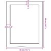 Bänkskiva badrum ljusbrun 40x50x(2-4) cm behandlat massivt trä vidaXL 40 x 50 x 4 cm – miniatyr 9