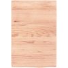 Bänkskiva badrum ljusbrun 40x60x(2-4) cm behandlat massivt trä vidaXL 40 x 60 x 4 cm – miniatyr 3
