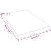 Bänkskiva badrum ljusbrun 40x60x(2-4) cm behandlat massivt trä vidaXL 40 x 60 x 4 cm – miniatyr 8