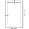 Bänkskiva badrum ljusbrun 40x60x(2-4) cm behandlat massivt trä vidaXL 40 x 60 x 4 cm – miniatyr 9