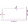 Bänkskiva badrum ljusbrun 60x30x(2-6) cm behandlat massivt trä vidaXL 60 x 30 x 6 cm – miniatyr 9