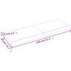 Bänkskiva badrum mörkbrun 120x40x(2-6) cm behandlat massivt trä vidaXL 120 x 40 x 6 cm – miniatyr 9