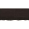 Bänkskiva badrum mörkbrun 120x50x(2-4) cm behandlat massivt trä vidaXL 120 x 50 x 4 cm – miniatyr 4