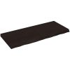 Bänkskiva badrum mörkbrun 120x50x(2-6) cm behandlat massivt trä vidaXL 120 x 50 x 6 cm – miniatyr 2