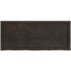 Bänkskiva badrum mörkbrun 120x50x(2-6) cm behandlat massivt trä vidaXL 120 x 50 x 6 cm – miniatyr 3