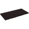 Bänkskiva badrum mörkbrun 120x60x(2-4) cm behandlat massivt trä vidaXL 120 x 60 x 4 cm – miniatyr 2
