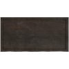 Bänkskiva badrum mörkbrun 120x60x(2-4) cm behandlat massivt trä vidaXL 120 x 60 x 4 cm – miniatyr 3