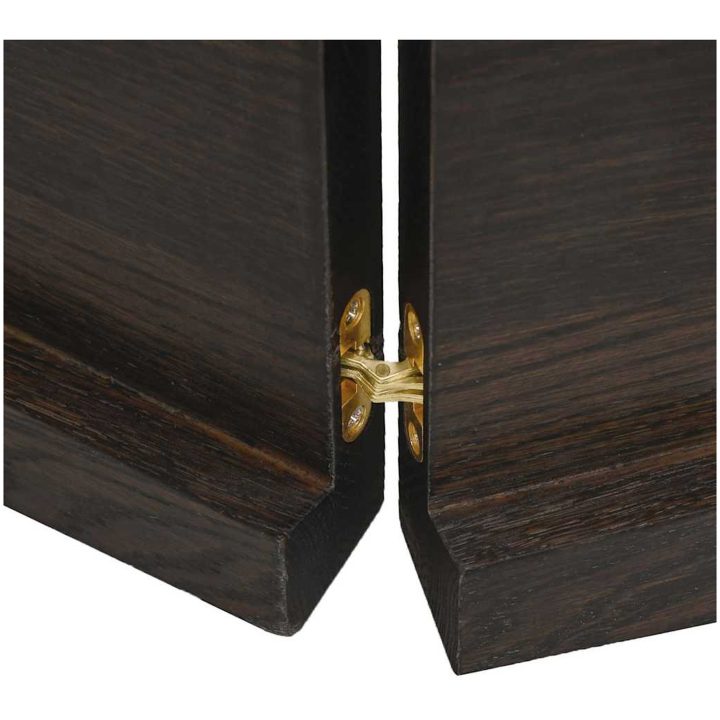 Bänkskiva badrum mörkbrun 120x60x(2-4) cm behandlat massivt trä vidaXL 120 x 60 x 4 cm – bild 8