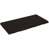Bänkskiva badrum mörkbrun 120x60x(2-6) cm behandlat massivt trä vidaXL 120 x 60 x 6 cm – miniatyr 2