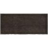 Bänkskiva badrum mörkbrun 140x60x(2-4) cm behandlat massivt trä vidaXL 140 x 60 x 4 cm – miniatyr 4