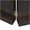 Bänkskiva badrum mörkbrun 140x60x(2-4) cm behandlat massivt trä vidaXL 140 x 60 x 4 cm – miniatyr 8
