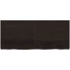 Bänkskiva badrum mörkbrun 140x60x(2-6) cm behandlat massivt trä vidaXL 140 x 60 x 6 cm – miniatyr 3