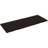 Bänkskiva badrum mörkbrun 160x60x(2-4) cm behandlat massivt trä vidaXL 160 x 60 x 4 cm – miniatyr 2