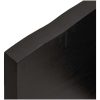 Bänkskiva badrum mörkbrun 160x60x(2-4) cm behandlat massivt trä vidaXL 160 x 60 x 4 cm – miniatyr 9