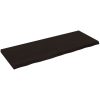 Bänkskiva badrum mörkbrun 160x60x(2-6) cm behandlat massivt trä vidaXL 160 x 60 x 6 cm – miniatyr 2