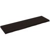 Bänkskiva badrum mörkbrun 180x50x(2-6) cm behandlat massivt trä vidaXL 180 x 50 x 6 cm – miniatyr 2