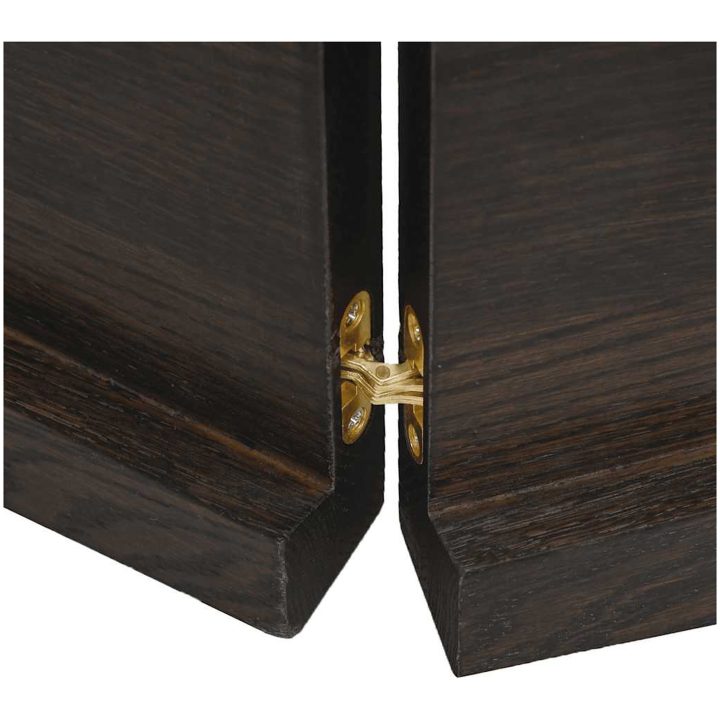 Bänkskiva badrum mörkbrun 180x60x(2-4) cm behandlat massivt trä vidaXL 180 x 60 x 4 cm – bild 8