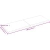 Bänkskiva badrum mörkbrun 180x60x(2-4) cm behandlat massivt trä vidaXL 180 x 60 x 4 cm – miniatyr 10