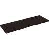 Bänkskiva badrum mörkbrun 180x60x(2-6) cm behandlat massivt trä vidaXL 180 x 60 x 6 cm – miniatyr 2