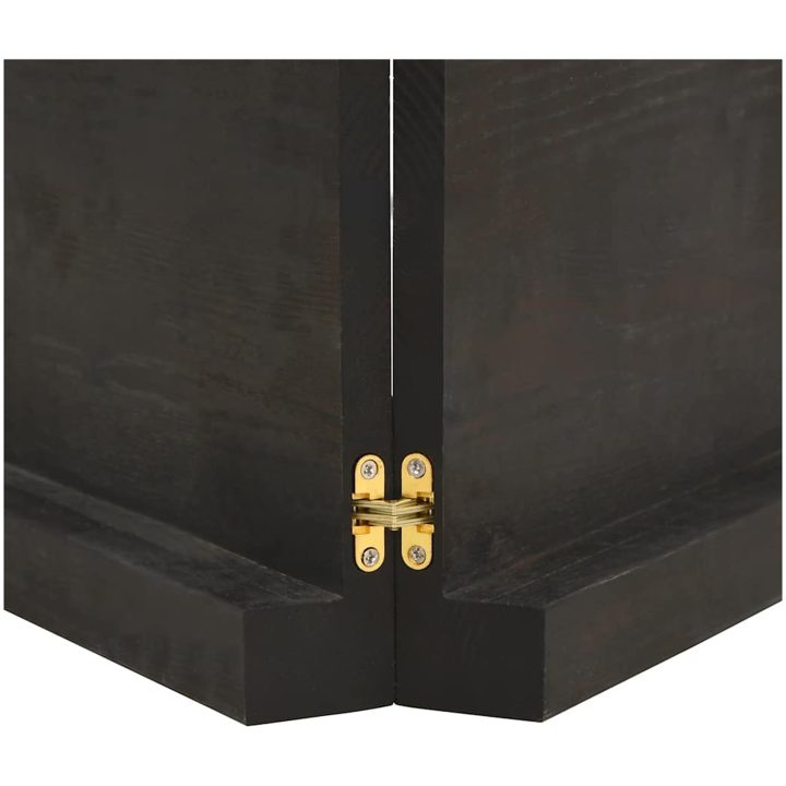 Bänkskiva badrum mörkbrun 180x60x(2-6) cm behandlat massivt trä vidaXL 180 x 60 x 6 cm – bild 8