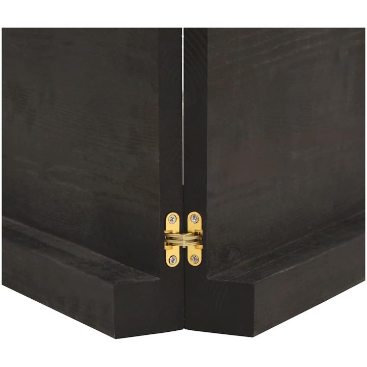Bänkskiva badrum mörkbrun 200x50x(2-6) cm behandlat massivt trä vidaXL 200 x 50 x 6 cm – bild 8