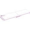 Bänkskiva badrum mörkbrun 200x50x(2-6) cm behandlat massivt trä vidaXL 200 x 50 x 6 cm – miniatyr 9