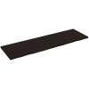 Bänkskiva badrum mörkbrun 200x60x(2-4) cm behandlat massivt trä vidaXL 200 x 60 x 4 cm – miniatyr 2