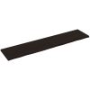 Bänkskiva badrum mörkbrun 220x50x(2-4) cm behandlat massivt trä vidaXL 220 x 50 x 4 cm – miniatyr 2