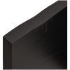 Bänkskiva badrum mörkbrun 220x50x(2-4) cm behandlat massivt trä vidaXL 220 x 50 x 4 cm – miniatyr 8