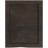 Bänkskiva badrum mörkbrun 40x50x(2-4) cm behandlat massivt trä vidaXL 40 x 50 x 4 cm – miniatyr 4