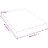 Bänkskiva badrum mörkbrun 40x60x(2-6) cm behandlat massivt trä vidaXL 40 x 60 x 6 cm – miniatyr 8