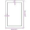 Bänkskiva badrum mörkbrun 40x60x(2-6) cm behandlat massivt trä vidaXL 40 x 60 x 6 cm – miniatyr 9