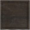Bänkskiva badrum mörkbrun 60x60x(2-4) cm behandlat massivt trä vidaXL 60 x 60 x 4 cm – miniatyr 4