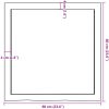 Bänkskiva badrum mörkbrun 60x60x(2-6) cm behandlat massivt trä vidaXL 60 x 60 x 6 cm – miniatyr 9