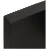 Bänkskiva badrum mörkbrun 80x60x(2-6) cm behandlat massivt trä vidaXL 80 x 60 x 6 cm – miniatyr 7