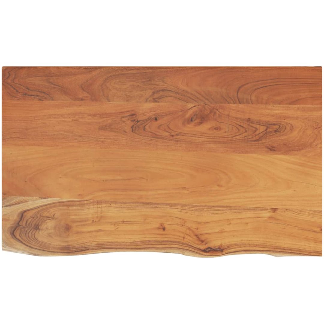Bänkskiva för badrum 100x60x2,5 cm rektangulär massiv akacia vidaXL 100 x 60 x 2.5 cm – bild 2