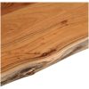Bänkskiva för badrum 100x60x2,5 cm rektangulär massiv akacia vidaXL 100 x 60 x 2.5 cm – miniatyr 6
