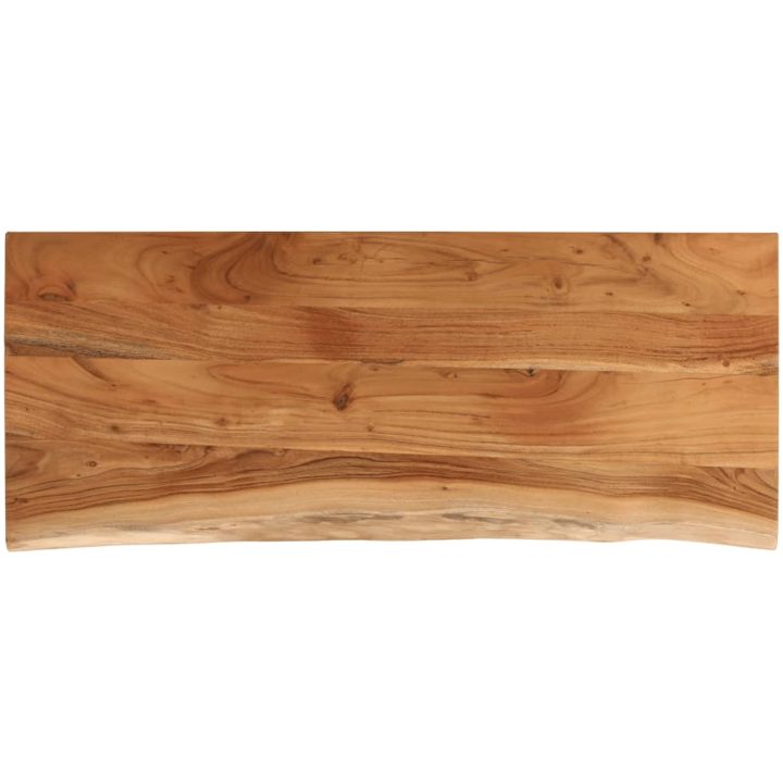 Bänkskiva för badrum 140x60x2,5 cm rektangulär massiv akacia vidaXL 140 x 60 x 2.5 cm – bild 2