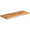 Bänkskiva för badrum 140x60x2,5 cm rektangulär massiv akacia vidaXL 140 x 60 x 2.5 cm – miniatyr 3
