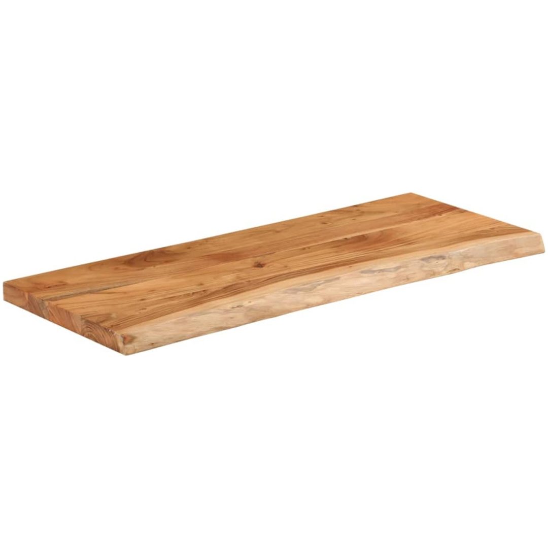 Bänkskiva för badrum 140x60x2,5 cm rektangulär massiv akacia vidaXL 140 x 60 x 2.5 cm – bild 3