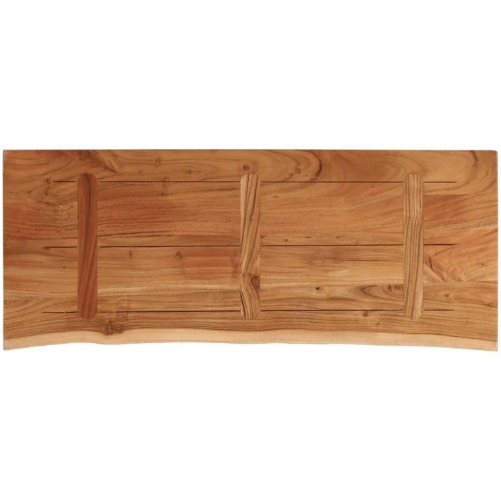 Bänkskiva för badrum 140x60x2,5 cm rektangulär massiv akacia vidaXL 140 x 60 x 2.5 cm – bild 5