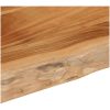 Bänkskiva för badrum 140x60x2,5 cm rektangulär massiv akacia vidaXL 140 x 60 x 2.5 cm – miniatyr 6