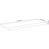 Bänkskiva för badrum 140x60x2,5 cm rektangulär massiv akacia vidaXL 140 x 60 x 2.5 cm – miniatyr 8