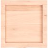 Bänkskiva för badrum 40x40x(2-6) cm obehandlat massivt trä vidaXL 40 x 40 x 6 cm – miniatyr 4