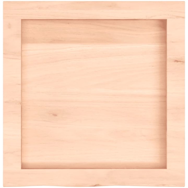Bänkskiva för badrum 40x40x(2-6) cm obehandlat massivt trä vidaXL 40 x 40 x 6 cm – bild 4