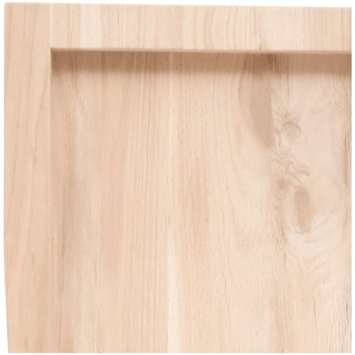 Bänkskiva för badrum 40x60x(2-6) cm obehandlat massivt trä vidaXL 40 x 60 x 6 cm – bild 6