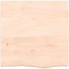Bänkskiva för badrum 60x60x(2-4) cm obehandlat massivt trä vidaXL 60 x 60 x 4 cm – miniatyr 3