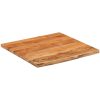 Bänkskiva för badrum 60x60x2,5 cm fyrkantig massiv akacia vidaXL 60 x 60 x 2.5 cm – miniatyr 3