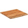 Bänkskiva för badrum 60x60x3,8 cm fyrkantig massiv akacia vidaXL 60 x 60 x 3.8 cm – miniatyr 3