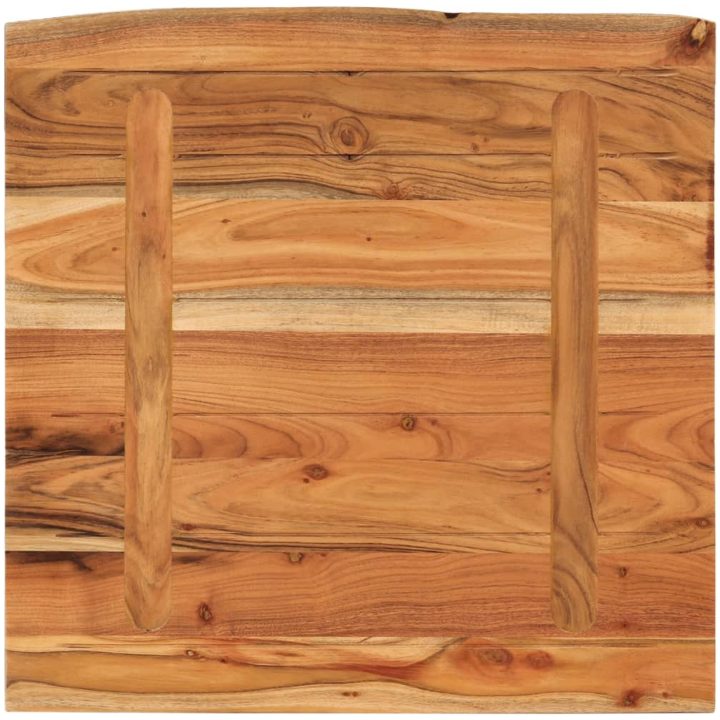Bänkskiva för badrum 60x60x3,8 cm fyrkantig massiv akacia vidaXL 60 x 60 x 3.8 cm – bild 5